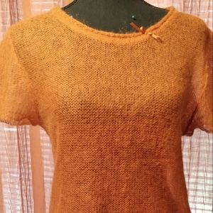 Cute Sheer Short Sleeve Shirt by Limited